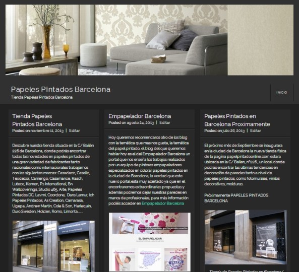 Papeles Pintados Barcelona